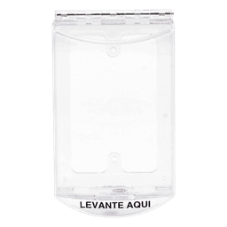 Protector de Policarbonato / Resorte Torsión Acero Inoxidable / 90 x 151 x 33 mm / -40 a 121°C / Anti-Vandalismo