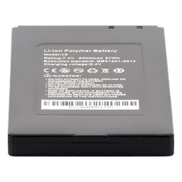 Batería para Probador de Video / 7.4 VCC / 5000 mAh / 120 mm x 73 mm x 10 mm