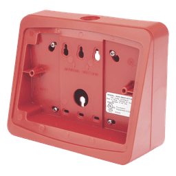 Kit de caja de montaje en superficie, color rojo, para el anunciador remoto ANN-80
