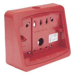 Kit de caja de montaje en superficie, color rojo, para el anunciador remoto ANN-80
