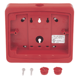 Kit de caja de montaje en superficie, color rojo, para el anunciador remoto ANN-80