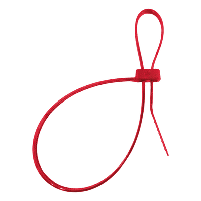 Cincho plástico de doble lazo / Nylon resistente / -73°C a 200°C / Paquete 100 pzas / 0.24 ft lazo