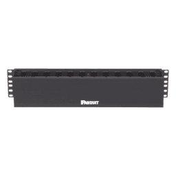 Organizador de Cables Horizontal PatchLink, Sencillo (Solo Frontal), Para Rack de 19in, 2UR