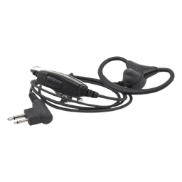 Micrófono-Audífono tipo Anillo / 40 lbs resistencia radio / 20 lbs audífono / Compatible Motorola EP450, DEP450, CP200D, XPR3000 y Hytera TC500/600/700
