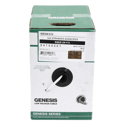 Cable de Audio Profesional / 1 Par / 14 AWG / Cobre Libre de Oxígeno / Riser UL 1666 / 152 m (500 ft)