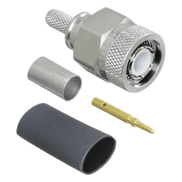 Conector TNC Macho de Anillo Plegable para LMR-195, LMRLW-195, RG58, RG142.