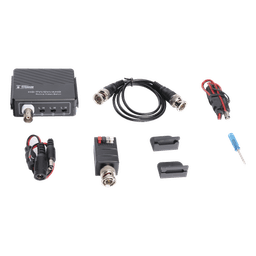 Kit de transmisión de video / 400 m (1312 ft) / 2 MP / HD-TVI HD-CVI AHD CVBS / Activo+Activo / Protección grado III