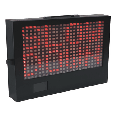 Radar de Velocidad con Mensaje / LED Ámbar/Rojo / 59x36 cm / 200 m (656 pies) / 24.150 GHz Banda K / ±1 mph