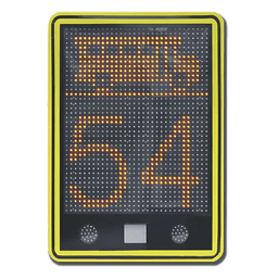 Radar de velocidad / 3 dígitos / LED 32x40 ámbar / 24.150 GHz / -20°C a +70°C / 3.54 x 2.56 x 0.43 ft