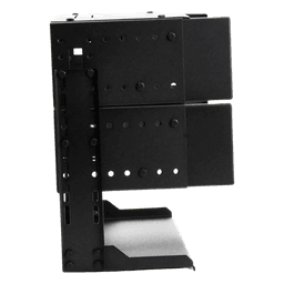 Rack Abierto de montaje en Pared, de 19in, 5 Unidades de rack, Profundidad Ajustable (8" a 12") con Charola de Uso Múltiple.