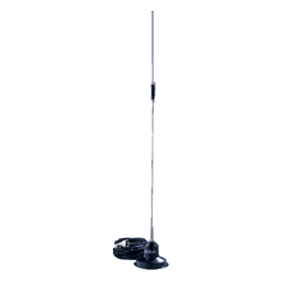 Antena Móvil UHF / 430-450 MHz / Ganancia 5.2 dB / Potencia 75 W / Cable 4.5 m (14.8 ft) / Montaje Magnético