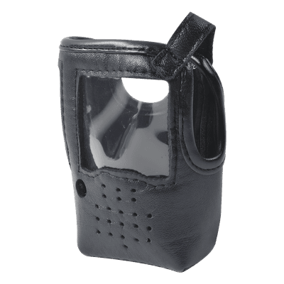 Funda Reforzada de Piel con Resistentes Correas y Fácil Acceso para Radios IC-F52/62.