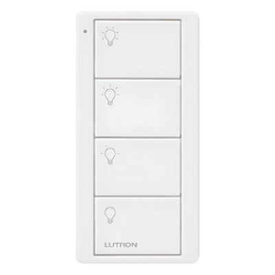 Control Remoto Inalámbrico / 4 Botones / 3 Escenas de Iluminación / RF 431-437 MHz / Alcance 18 m (59 ft) / Batería 10 Años