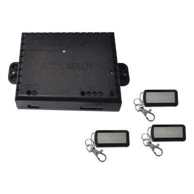 Kit de Receptor para Control Remoto / 12VCC 1.2A / 110-127VAC / 40m / 433MHz / -40°C a +80°C