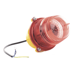Estrobo Led de Obstrucción Color Rojo (110 Vca de Entrada) / Luz fija