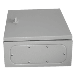Gabinete de Acero IP66 / IK10 / 250 x 300 x 150 mm / Carga 30 kg / Placa Montaje 200 x 265 mm / Cerradura con Llave