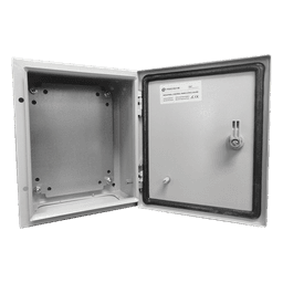 Gabinete de Acero IP66 / IK10 / 250 x 300 x 150 mm / Carga 30 kg / Placa Montaje 200 x 265 mm / Cerradura con Llave