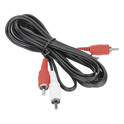 Cable RCA Macho a Macho de 2 Metros de Longitud / Aplicaciones de Audio y Video Optimizado para HD