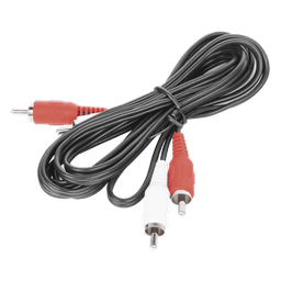 Cable RCA Macho a Macho de 2 Metros de Longitud / Aplicaciones de Audio y Video Optimizado para HD