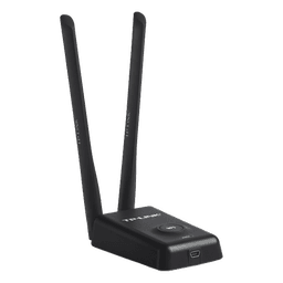 Adaptador de alta potencia USB  inalámbrico/ WiFi N 300 Mbps / Frecuencia de 2.4 GHz / 2 Antenas Externas de 5 dBi / Compatibilidad Windows y Linux