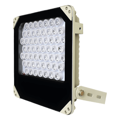 Iluminador de LUZ BLANCA / Cobertura 90&deg; / LARGO ALCANCE 100 Metros de Iluminación