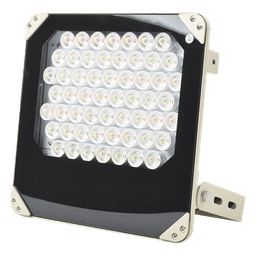 Iluminador de LUZ BLANCA / Cobertura 90&deg; / LARGO ALCANCE 100 Metros de Iluminación