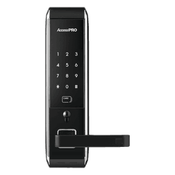 Cerradura inteligente para puertas con doble cerrojo/teclado Touch Screen, Apertura con tarjeta Mifare /Contraseña y Llave de emergencia 