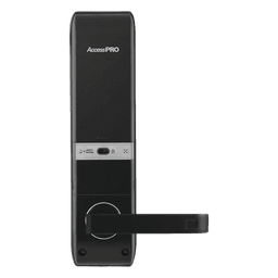 Cerradura inteligente para puertas con doble cerrojo/teclado Touch Screen, Apertura con tarjeta Mifare /Contraseña y Llave de emergencia 