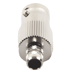 Conector BNC Hembra de Anillo para Cables RG-8/X, LMR-240, 9258, Níquel/ Oro/ Delrin.
