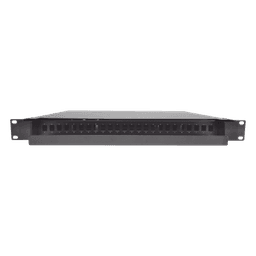 Distribuidor de Fibra Óptica Deslizable, Vacío, 19 Pulgadas (48.26 cm), Acepta 24 Adaptadores LC Duplex o LC Simplex o 24 SC Simplex, 1U