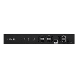 Terminal de Línea Óptica GPON / 4 Puertos SFP GPON / 1 Puerto SFP+ 10 G / 512 ONUs Concurrentes / 20 km (12.4 mi) / Rack 1U