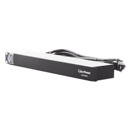 PDU Básico Para Distribución de Energía, Con 10 Tomas NEMA 5-15R Traseras, 1UR, 15 Amp, 120 Vca