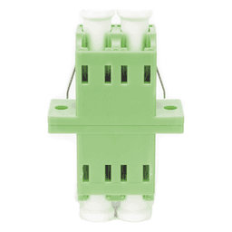Módulo Acoplador de Fibra Óptica Duplex LC/APC a LC/APC Compatible con Fibra Monomodo