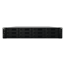 Servidor NAS para rack de 12 bahías / Expandible a 24 bahías / Hasta 288 TB / Doble fuente de poder