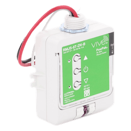Módulo de Atenuación Inalámbrico / Control 0-10 V / 8 A / 120/277 V / RF 9 m (29.5 ft) a través de muros / Compatible con Controles Pico y Sensores Radio Powr Savr