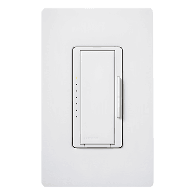 Atenuador de Pared Inalámbrico / 150 W LED/CFL / 600 W Incandescente / 600 VA MLV / 120 V / Sin Neutro / Control Multipunto