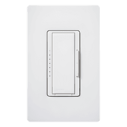 Atenuador de Pared Inalámbrico / 150 W LED/CFL / 600 W Incandescente / 600 VA MLV / 120 V / Sin Neutro / Control Multipunto