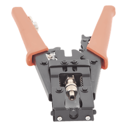Pinzas de Compresión / Conectores F, BNC, RCA Impermeables / Cables RG-58, RG-59, RG-6 / Estructura Metálica Reforzada / Mango Anti-Derrapante
