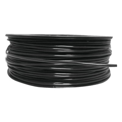 Cable Detector de Calor Lineal / Temperatura Fija 68°C / Bobina 152 m (498.7 ft) / Recubrimiento Nylon Negro / Exterior / Guía Acerada