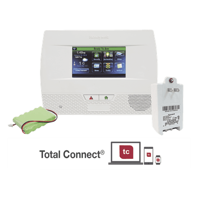 Panel de alarma inalámbrico / Pantalla táctil color 4.3" / Comunicador telefónico integrado / Z-Wave / 64 zonas / Total Connect