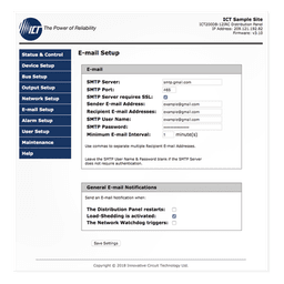 PDU Administrable IP, 12 Salidas para Brakers (No incluidos), Control de Energía Remoto, Doble Bus Inteligente de Distribución CD, Aplicaciones 12,24 y 48 Vcc.