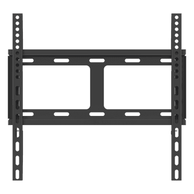 Soporte de Pared para Pantallas / VESA hasta 400x400 mm / Acero Sólido Anti-Torsión / Diseño Compacto 450x420x25 mm / Color Negro