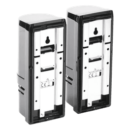 Barrera Fotoelectrica Perimetral / Doble Haz Infrarrojo 100 m (328.1 ft) / Alineacion LED ±90° / IP55 / Relé Forma C / Consumo 46 mA