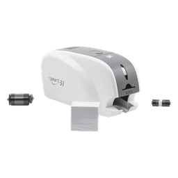 Impresora de Tarjetas PVC / Una Cara / Velocidad 23 seg/tarjeta / Impresión UV / SmartMark / Ethernet Opcional