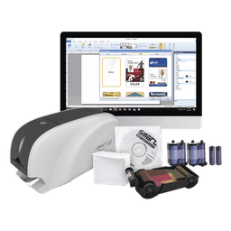 Kit Impresora tarjetas PVC /Doble Cara /incluye: 2 x Ribbon, 100 Tarjetas PVC, Software, Kit Limpieza