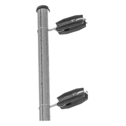 Aislador de Esquina para Cercos Eléctricos / 18 kV / Resinas Vírgenes / Resistencia 7.5-10.2 kg / Anti UV / 66 mm x 31.6 mm