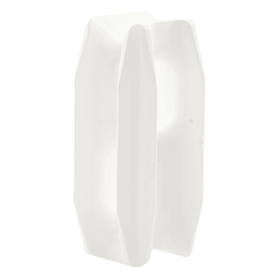Aislador de Esquina para Cerco Eléctrico / Aislamiento 18 kV / Resistencia Mecánica 10.2 kg / Anti UV / 66 mm x 31.6 mm / Acabado Blanco