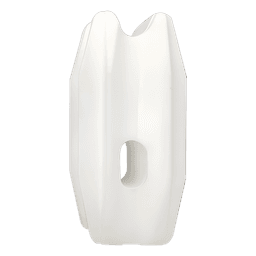 Aislador de Esquina para Cerco Eléctrico / Aislamiento 18 kV / Resistencia Mecánica 10.2 kg / Anti UV / 66 mm x 31.6 mm / Acabado Blanco