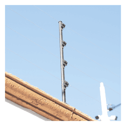 Aislador de Paso Reforzado / Aislamiento 18 kV / Resistencia Mecánica 10.2 kg / Protección UV / Polipropileno y Policarbonato
