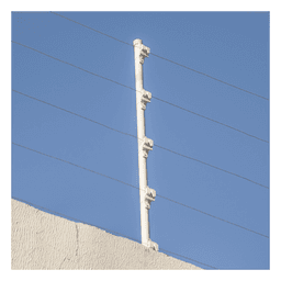 Aislador de Paso para Cerco Eléctrico / Aislamiento 18 kV / Resistencia Mecánica 10.2 kg / Protección UV / Polipropileno y Policarbonato